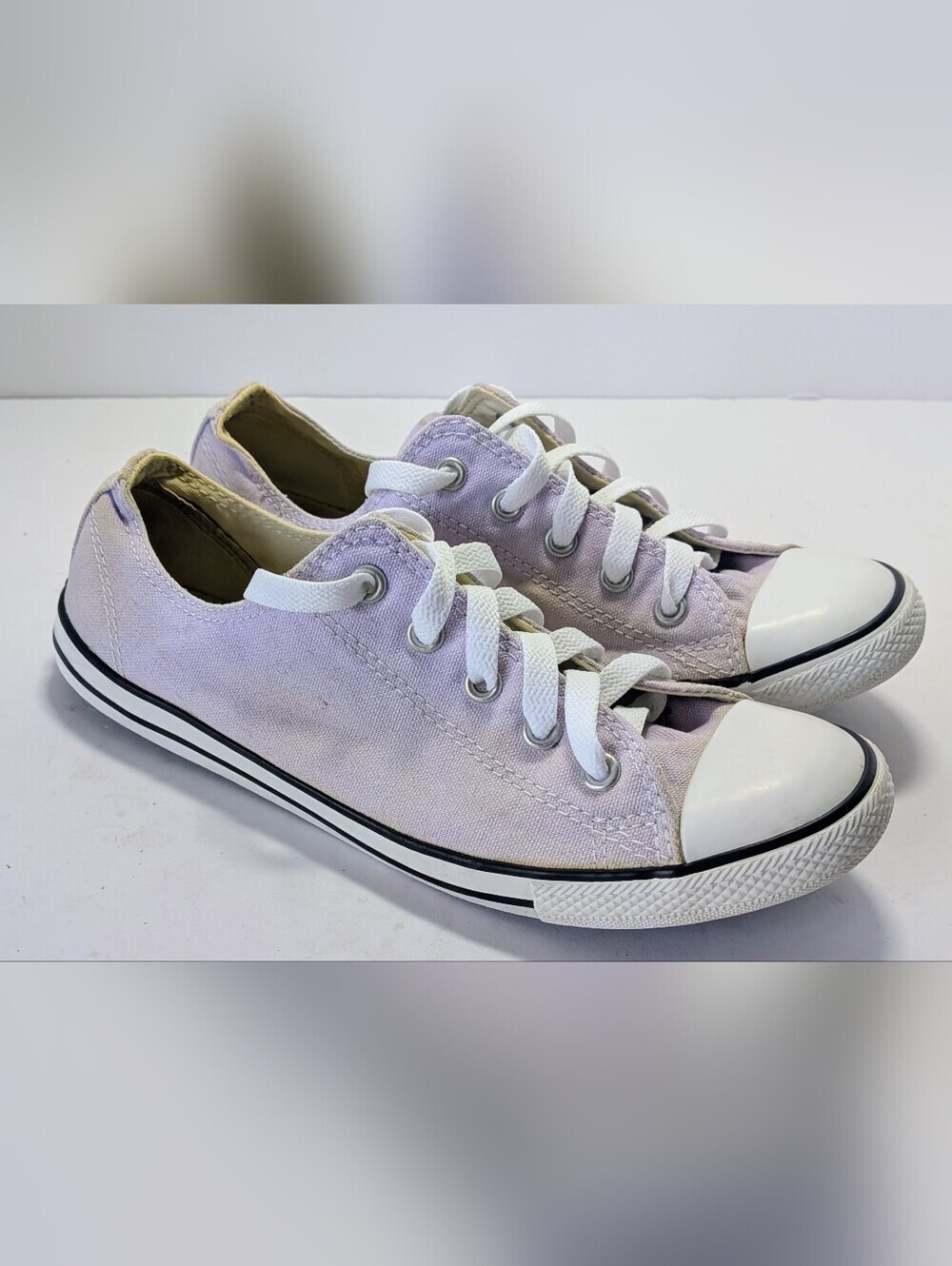 Converse All Star Dainty Ox Low Top Sneakers Pale Lavender Women's Size 7